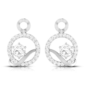 Designer Platinum with Diamond Solitaire Pendant Set for Women JL PT PE 76F