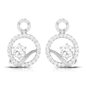 Designer Platinum with Diamond Solitaire Pendant Set for Women JL PT PE 76F  Earrings Jewelove.US