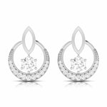 Load image into Gallery viewer, Designer Platinum with Diamond Solitaire Pendant Set for Women JL PT PE 76G  Earrings Jewelove.US
