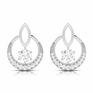 Designer Platinum with Diamond Solitaire Pendant Set for Women JL PT PE 76G  Earrings Jewelove.US