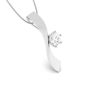 Designer Platinum with Solitaire Pendant Set for Women JL PT PE 77B