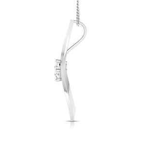 Designer Platinum with Solitaire Pendant Set for Women JL PT PE 77B