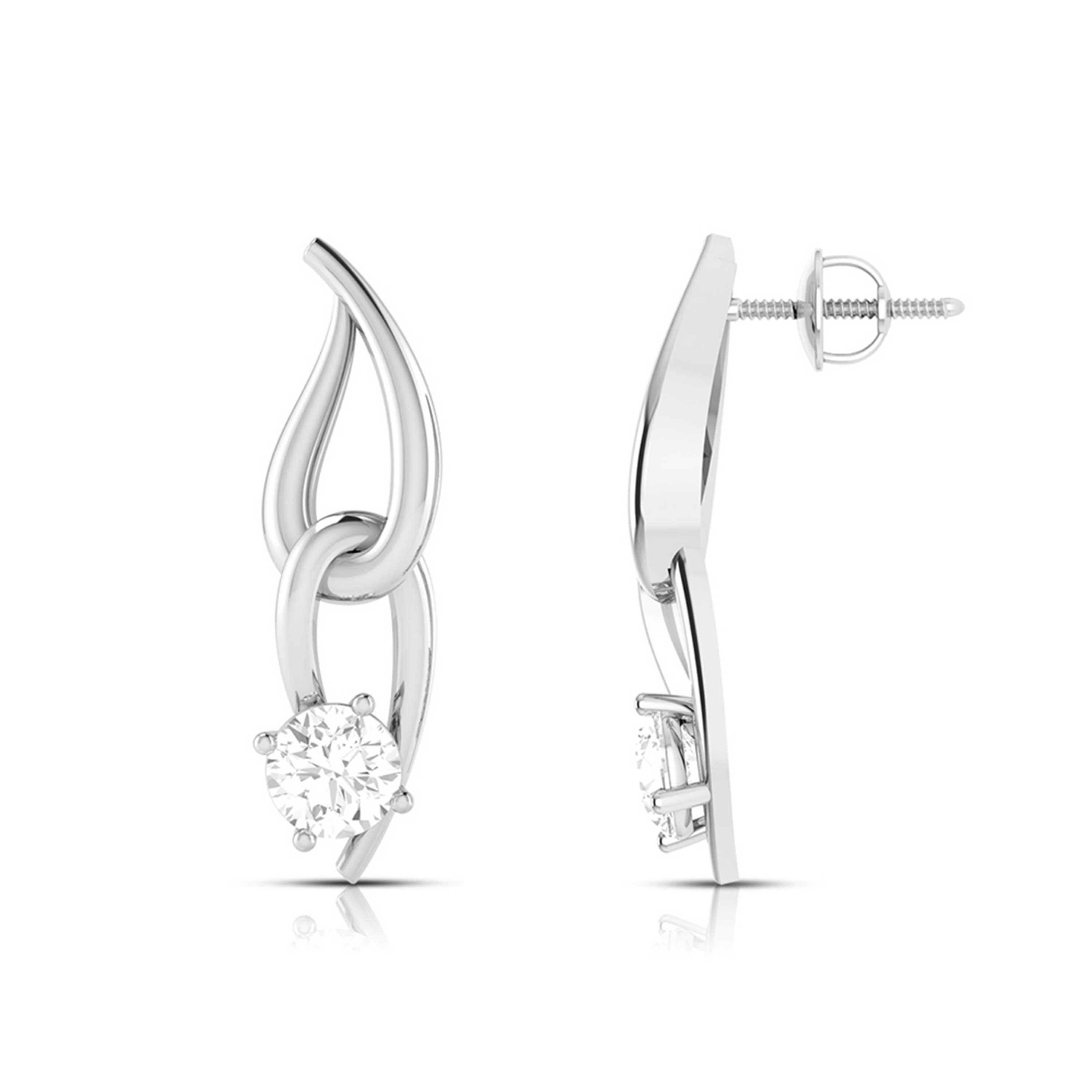 Designer Platinum with Solitaire Pendant Set for Women JL PT PE 77F
