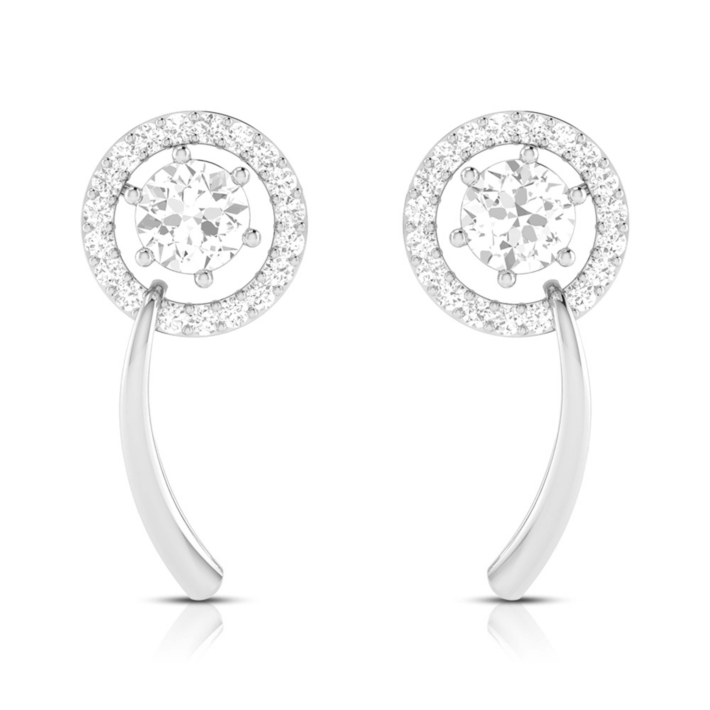 Designer Platinum with Diamond Solitaire Pendant Set for Women JL PT PE 78B