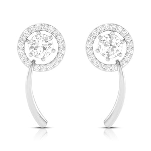 Designer Platinum with Diamond Solitaire Pendant Set for Women JL PT PE 78B