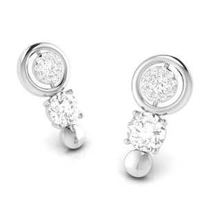 Designer Platinum with Diamond Solitaire Pendant Set for Women JL PT PE 78A