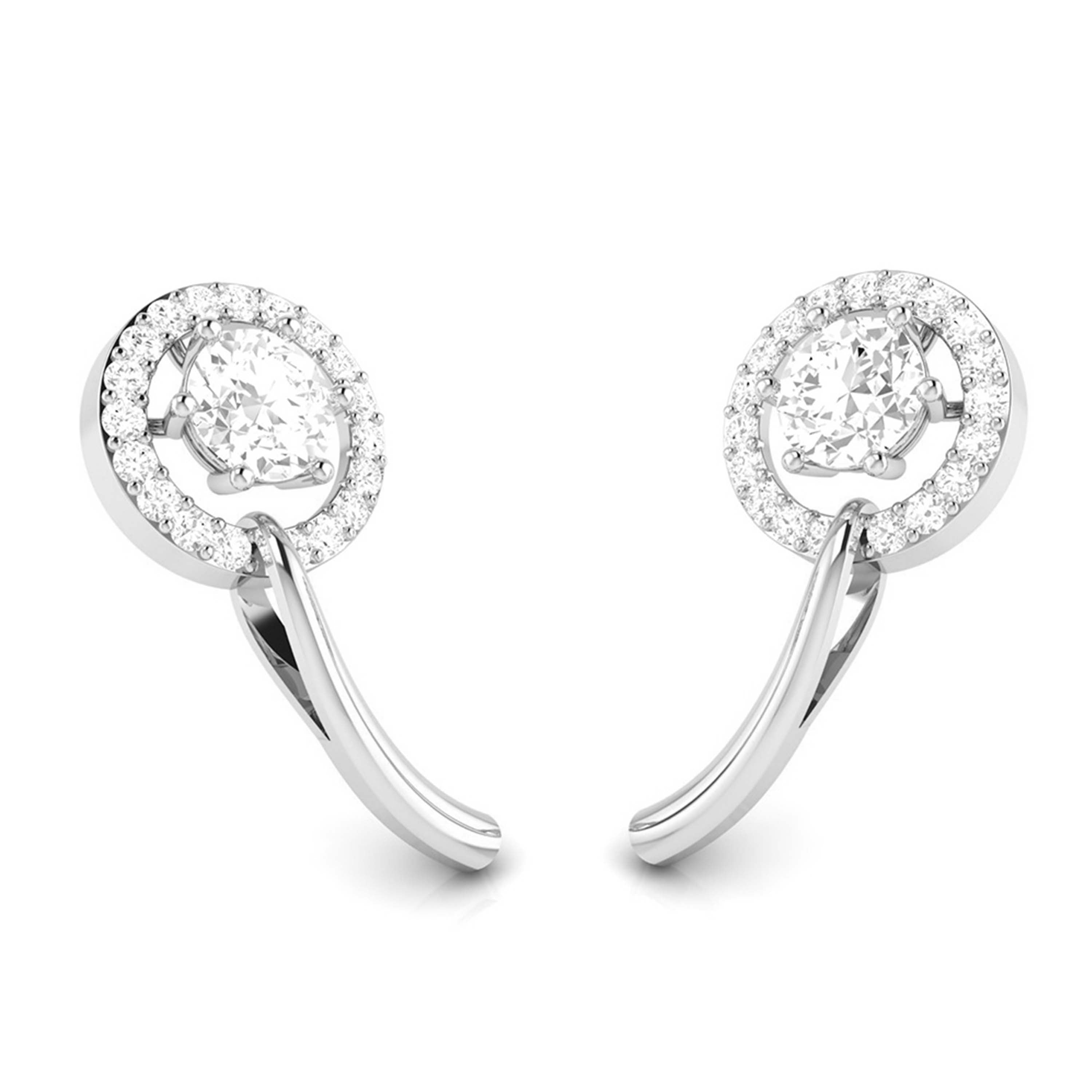 Designer Platinum with Diamond Solitaire Pendant Set for Women JL PT PE 78B
