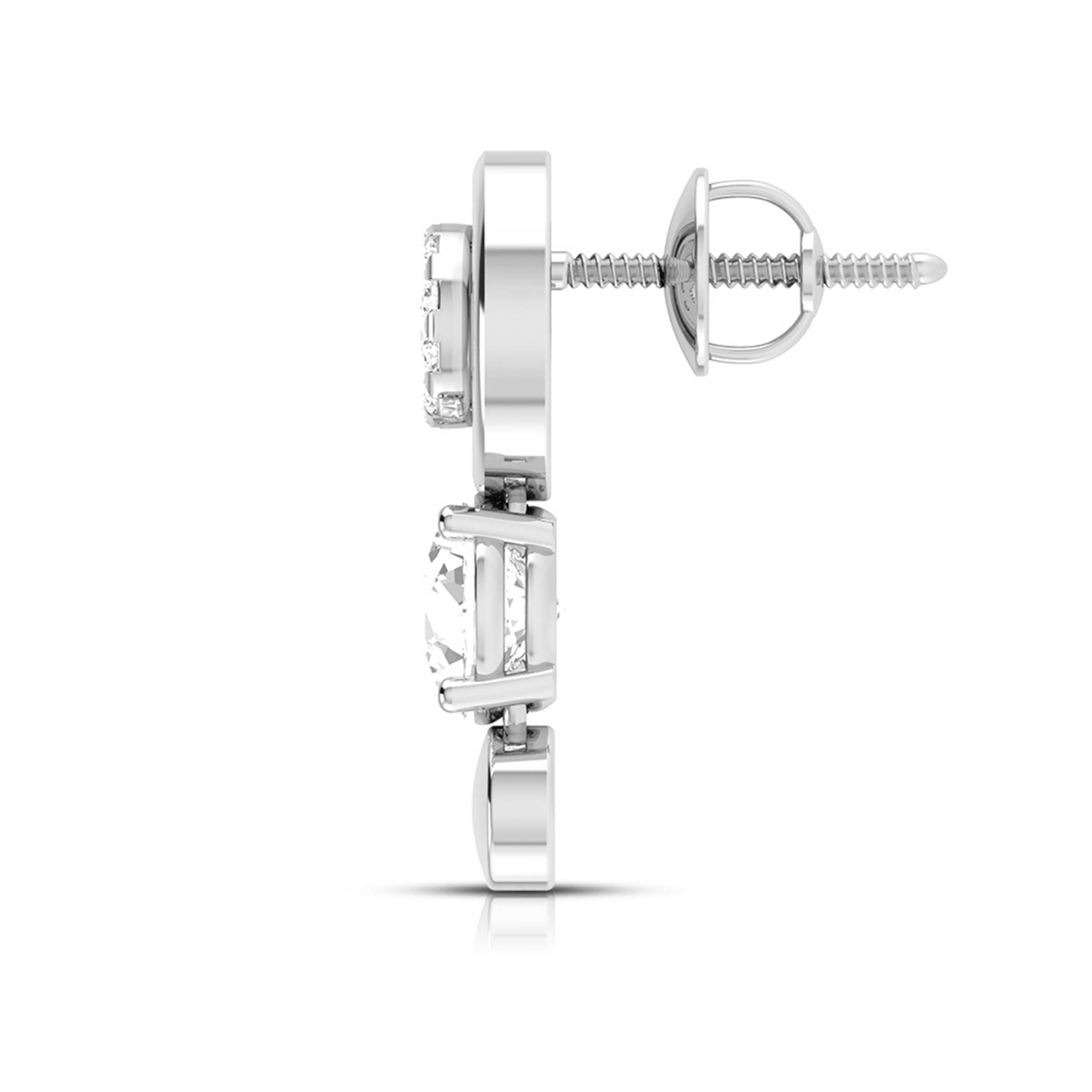 Designer Platinum with Diamond Solitaire Pendant Set for Women JL PT PE 78A