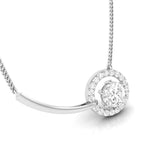 Load image into Gallery viewer, Designer Platinum with Diamond Solitaire Pendant Set for Women JL PT PE 78B
