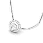 Load image into Gallery viewer, Designer Platinum with Diamond Solitaire Pendant Set for Women JL PT PE 78B
