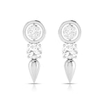 Load image into Gallery viewer, Designer Platinum with Diamond Solitaire Pendant Set JL PT PE 78E  Earrings Jewelove.US
