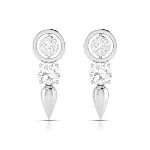 Designer Platinum with Diamond Solitaire Pendant Set JL PT PE 78E  Earrings Jewelove.US