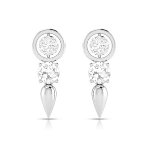 Designer Platinum with Diamond Solitaire Pendant Set JL PT PE 78E
