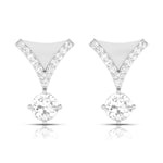 Load image into Gallery viewer, Designer Platinum with Diamond Solitaire Pendant Set for Women JL PT PE 78H  Earrings Jewelove.US
