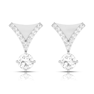 Designer Platinum with Diamond Solitaire Pendant Set for Women JL PT PE 78H  Earrings Jewelove.US