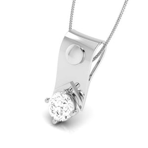 Designer Platinum with Solitaire Pendant Set for Women JL PT PE 78F