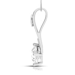 Load image into Gallery viewer, Designer Platinum with Solitaire Pendant Set for Women JL PT PE 78F
