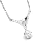 Load image into Gallery viewer, Designer Platinum with Diamond Solitaire Pendant Set for Women JL PT PE 78H   Jewelove.US
