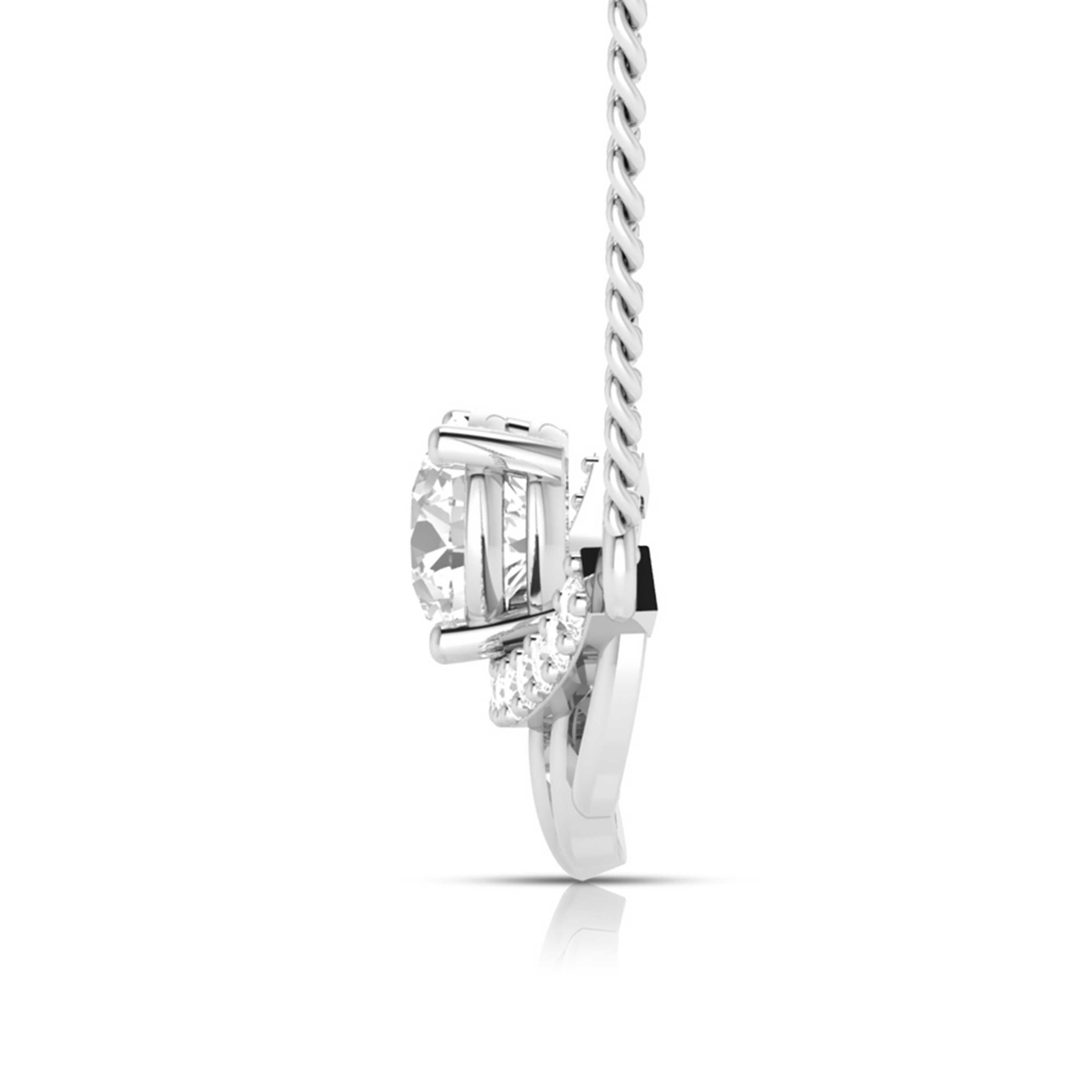 Designer Platinum with Solitaire Pendant Set for Women JL PT PE 79A