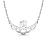 Load image into Gallery viewer, Designer Platinum with Solitaire Pendant Set for Women JL PT PE 79A  Pendant Jewelove.US
