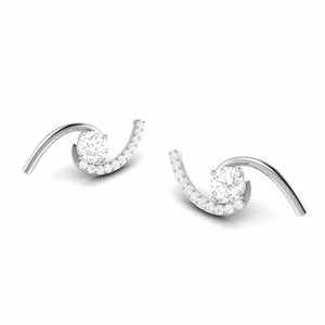 Designer Platinum with Diamond Solitaire Pendant Set JL PT PE 79B