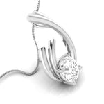Load image into Gallery viewer, Platinum Solitaire Pendant Set for Women JL PT PE 79C

