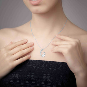 Platinum Solitaire Pendant Set for Women JL PT PE 79C