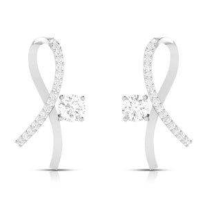 Designer Platinum with Diamond Solitaire Pendant Set JL PT PE 79G  Earrings-only Jewelove.US