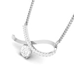 Load image into Gallery viewer, Designer Platinum with Diamond Solitaire Pendant Set JL PT PE 79G   Jewelove.US
