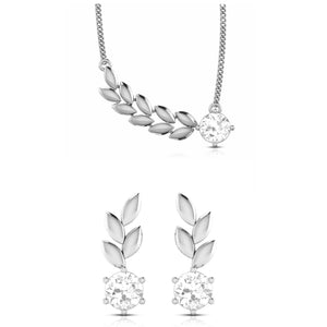Designer Platinum with Diamond Solitaire Pendant Set for Women JL PT PE 79H