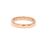 Load image into Gallery viewer, 18K Rose Gold Half Eternity Ring with Diamonds for Women JL AU US-0003   Jewelove.US
