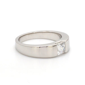 Customised Platinum Ring with AD