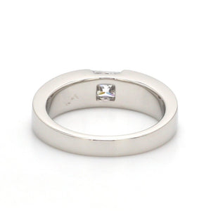 Customised Platinum Ring with AD