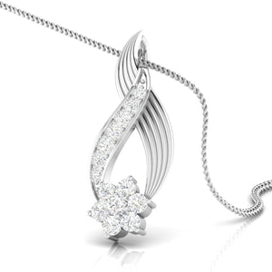 Designer Platinum with Diamond Pendant Set JL PT P BT 81-D