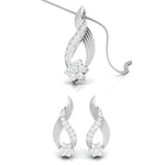 Load image into Gallery viewer, Designer Platinum with Diamond Pendant Set JL PT P BT 81-D
