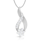 Load image into Gallery viewer, Designer Platinum with Diamond Pendant Set JL PT P BT 81-D
