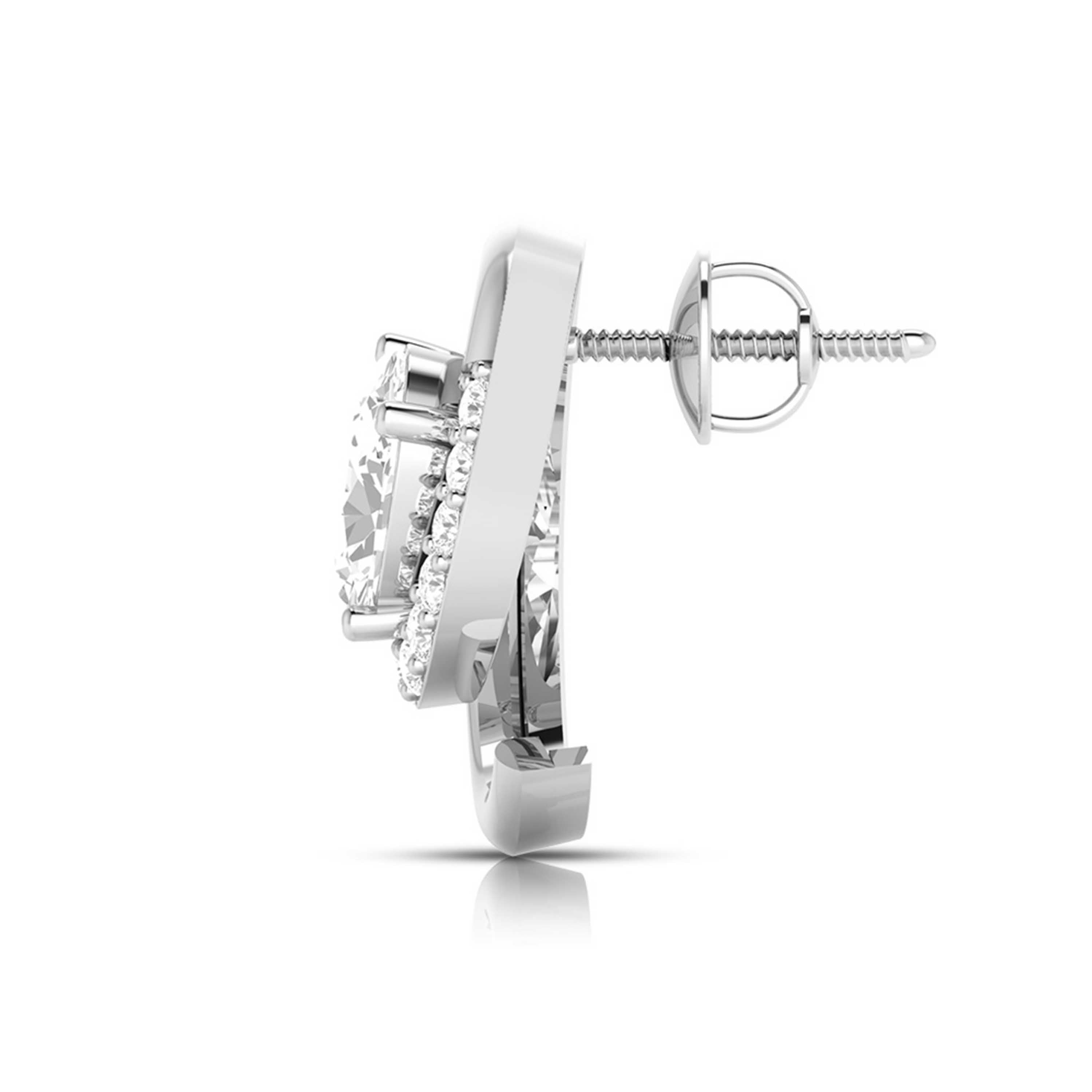 Platinum with Diamond Solitaire Pendant Set for Women JL PT PE 82A