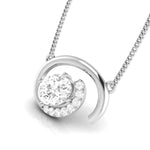 Load image into Gallery viewer, Platinum with Diamond Solitaire Pendant Set for Women JL PT PE 82A
