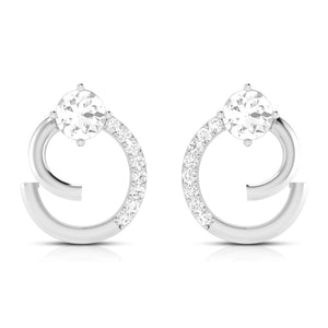 Designer Platinum Diamond Solitaire Pendant Set for Women JL PT PE 82C  Earrings Jewelove.US