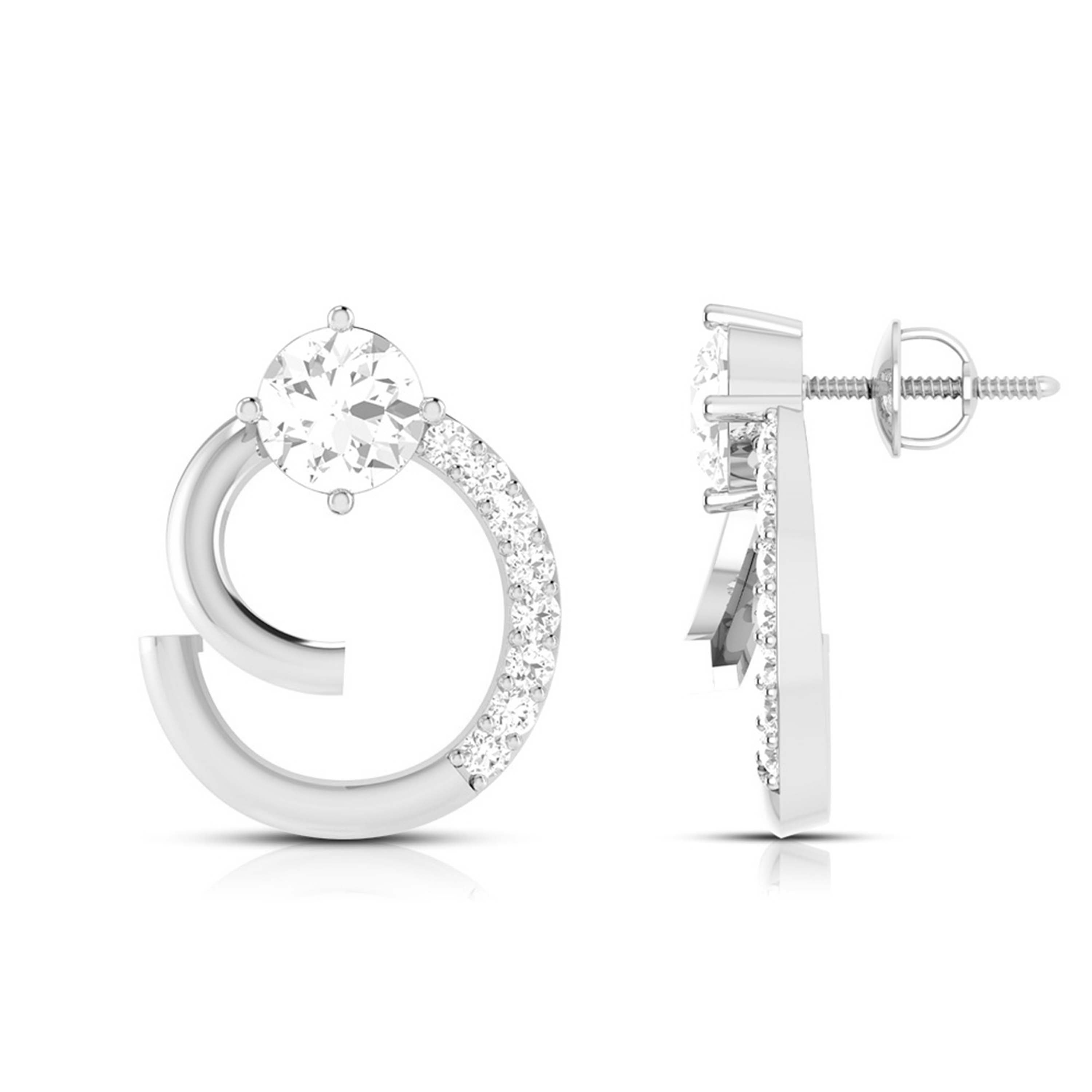 Designer Platinum Diamond Solitaire Pendant Set for Women JL PT PE 82C