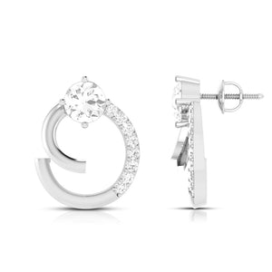 Designer Platinum Diamond Solitaire Pendant Set for Women JL PT PE 82C   Jewelove.US