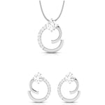 Load image into Gallery viewer, Designer Platinum Diamond Solitaire Pendant Set for Women JL PT PE 82C

