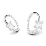 Load image into Gallery viewer, Designer Platinum Princes Cut Solitaire Pendant Set for Women JL PT PE 82F   Jewelove.US
