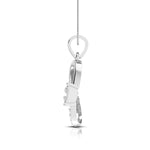 Load image into Gallery viewer, Designer Platinum Princes Cut Solitaire Pendant Set for Women JL PT PE 82F   Jewelove.US

