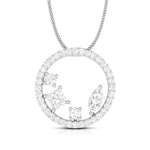 Load image into Gallery viewer, Designer Platinum with Diamond Solitaire Pendant Set for Women JL PT PE 84A  Pendant Jewelove.US
