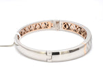 Load image into Gallery viewer, Designer Platinum &amp; Rose Gold Chess Bracelet for Men JL PTB 1082   Jewelove.US

