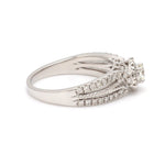 Load image into Gallery viewer, 15-Pointer Designer Platinum Diamond Engagement Ring JL PT G-102-A
