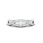 Load image into Gallery viewer, Designer Platinum Infinity Ring with Diamonds for Women JL PT 970
