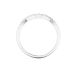 Load image into Gallery viewer, Designer Platinum Infinity Ring with Diamonds for Women JL PT 970
