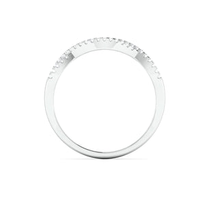 Designer Platinum Infinity Ring with Diamonds for Women JL PT 970   Jewelove.US